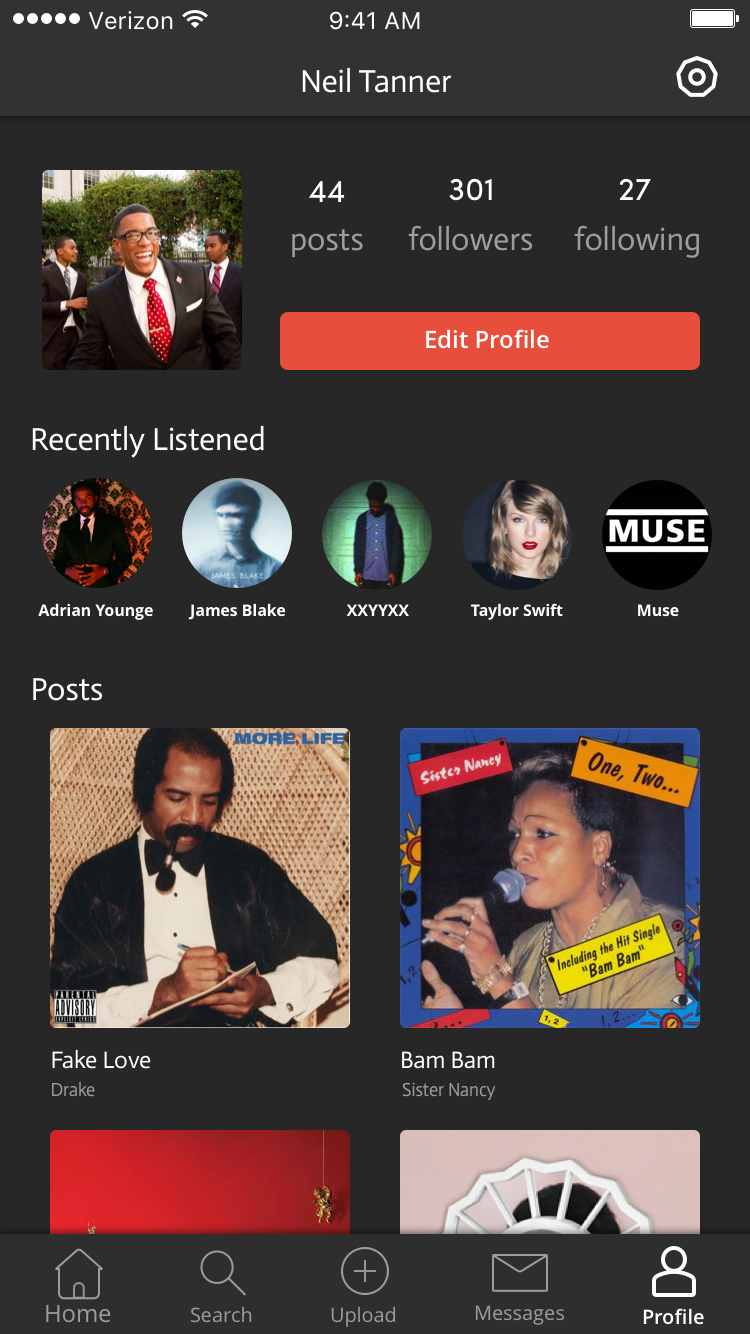 Ellomix Personal Profile Final Design